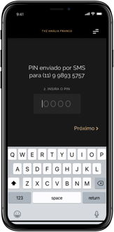 Insira o PIN